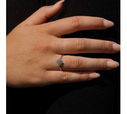 Stříbrný prsten s Tanzanitem