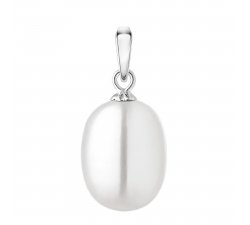 Stříbrný přívěsek s bílou Gaura perlou
