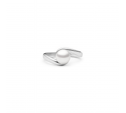 Dámský prsten s bílou sladkovodní Gaura perlou