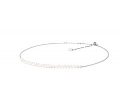 Perlový stříbrný náhrdelník Gaura