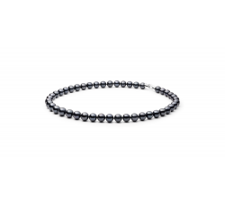 Luxusní náhrdelník z černých perel