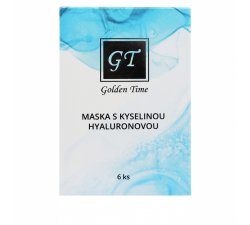 Hydratační pleťová maska s kyselinou hyaluronovou Golden Time (6ks)
